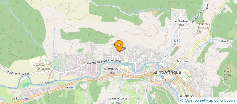 localisation de l'entreprise BESOMBES  SAINT-AFFRIQUE