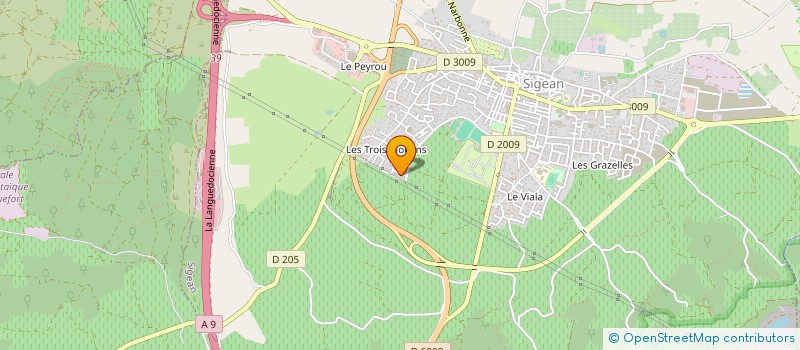 localisation de l'entreprise BESOMBES EXPERTISE à SIGEAN