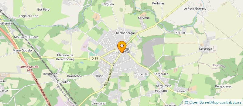 localisation de l'entreprise BESOMI à LANDAUL