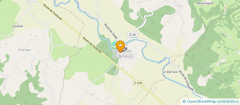localisation de l'entreprise BESPLAS TO BE à LA BASTIDE-DE-BESPLAS
