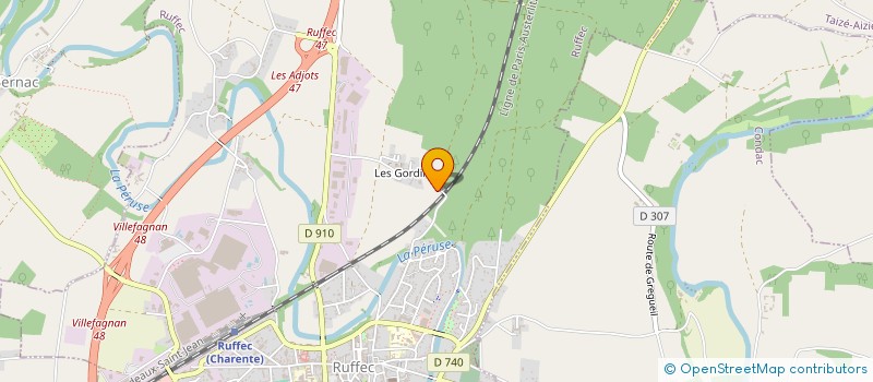 localisation de l'entreprise BESPOAK LIVING FR  RUFFEC