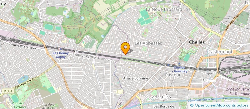 localisation de l'entreprise BESPOKE RH SOLUTIONS à CHELLES