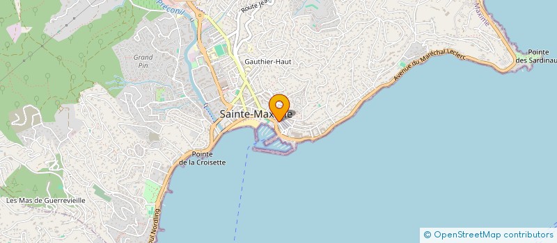 localisation de l'entreprise BESQ à SAINTE-MAXIME
