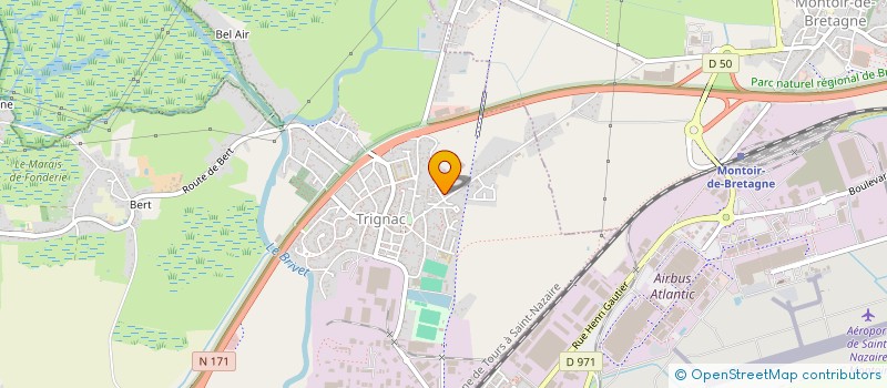 localisation de l'entreprise BESREL  PORNICHET