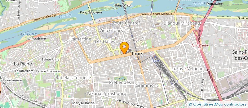 localisation de l'entreprise BESRIVE à TOURS