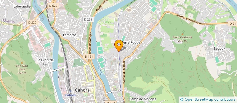 localisation de l'entreprise BESSAC JEAN-CLAUDE ET CHRISTIANE  CAHORS