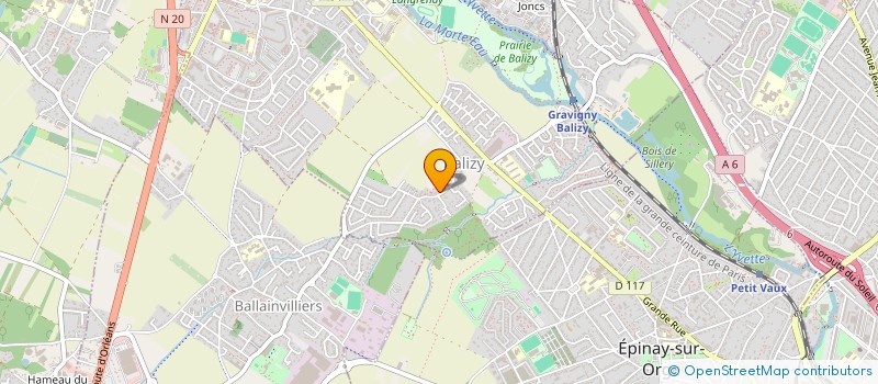 localisation de l'entreprise BESSAD CHERIFI OUIZA HOLDING à LONGJUMEAU