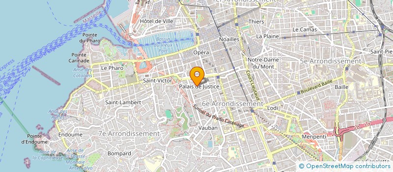 localisation de l'entreprise BESSADI BORRELLI AVOCATS  MARSEILLE