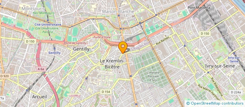 localisation de l'entreprise BESSAR AMAR ET RAMDANI NOHAND  LE KREMLIN-BICETRE