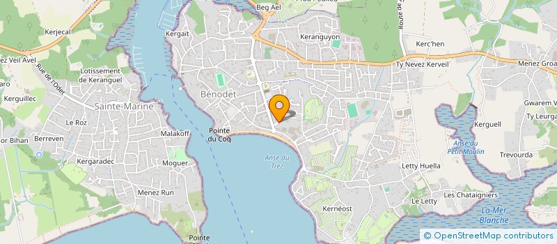 localisation de l'entreprise BESSE - AMADO INDIVISION  BENODET