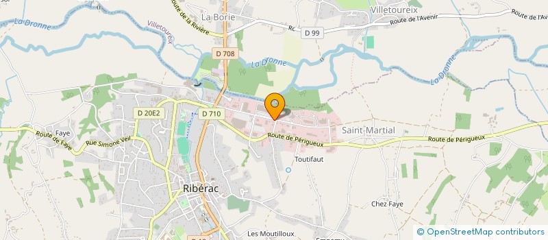 localisation de l'entreprise BESSE & AUPY TECHNOLOGIES à RIBERAC