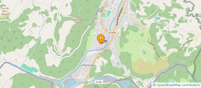 localisation de l'entreprise BESSE JEAN-CLAUDE à BORT-LES-ORGUES