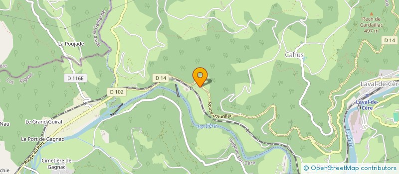 localisation de l'entreprise BESSE JEAN ET SIMONE  LAVAL-DE-CERE