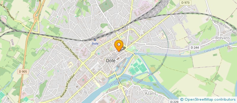 localisation de l'entreprise BESSE PRODUCTION  DOLE
