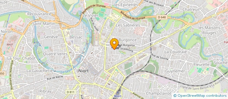 localisation de l'entreprise BESSE-SAX SCI à NIORT