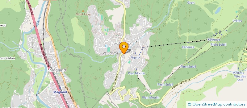 localisation de l'entreprise BESSEAS IND  ARACHES-LA-FRASSE