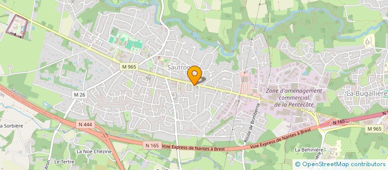 localisation de l'entreprise BESSEAU HERVOUET à SAUTRON