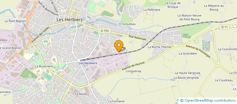 localisation de l'entreprise BESSEAU SAMUEL à LES HERBIERS