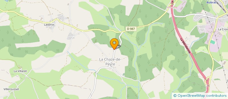 localisation de l'entreprise BESSIERE SERRURERIE  PEYRE EN AUBRAC
