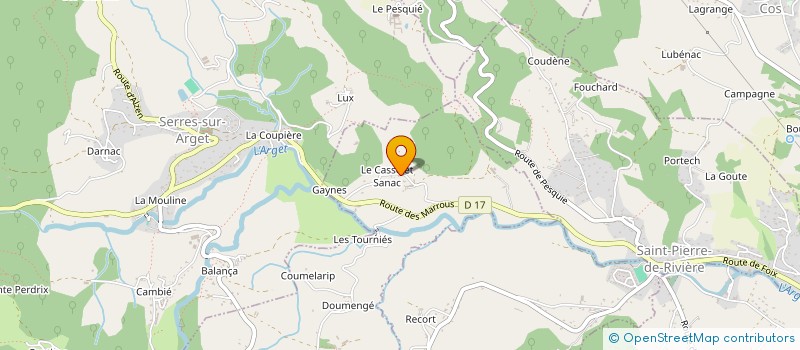 localisation de l'entreprise BESSIERE YOHAN à BENAC