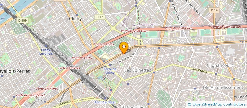 localisation de l'entreprise BESSIERES PIECES AUTO à PARIS
