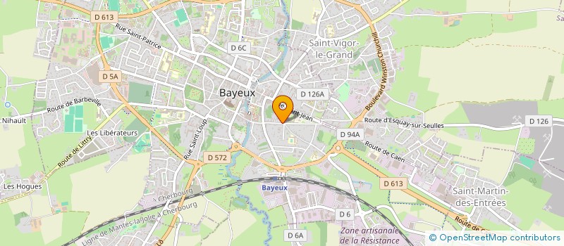 localisation de l'entreprise BESSIN ENERGIE CITOYENNE  BAYEUX