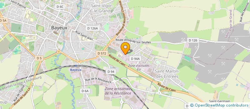 localisation de l'entreprise BESSIN ETANCHEITE  BAYEUX