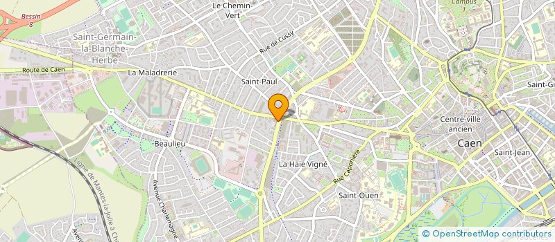 localisation de l'entreprise BESSIN PAVILLONS à CAEN