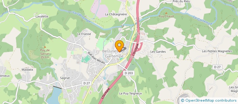 localisation de l'entreprise BESSINES SUR GARTEMPE ATHLETISME à BESSINES-SUR-GARTEMPE