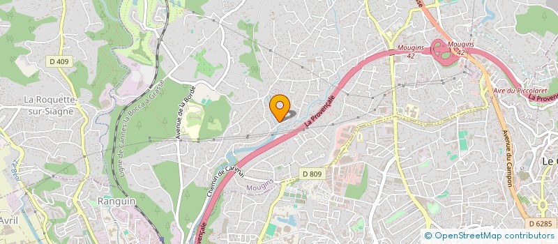 localisation de l'entreprise BESSIS HOLDING à MOUGINS