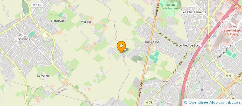 localisation de l'entreprise BESSON à LINSELLES
