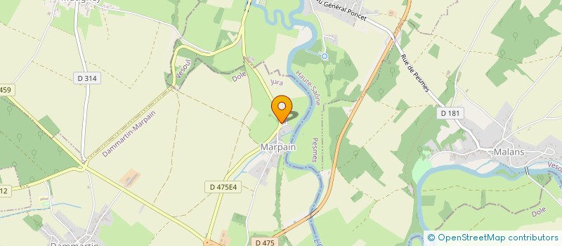 localisation de l'entreprise BESSON  DAMMARTIN-MARPAIN