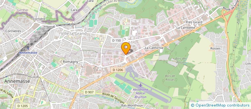 localisation de l'entreprise BESSON à ANNEMASSE