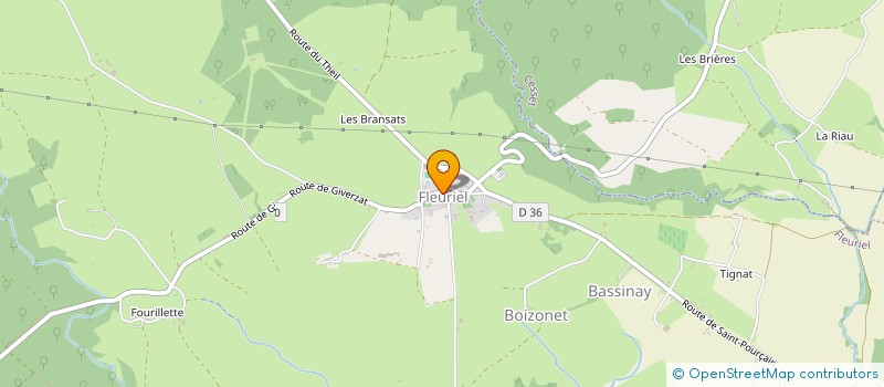 localisation de l'entreprise BESSON BOIS  FLEURIEL