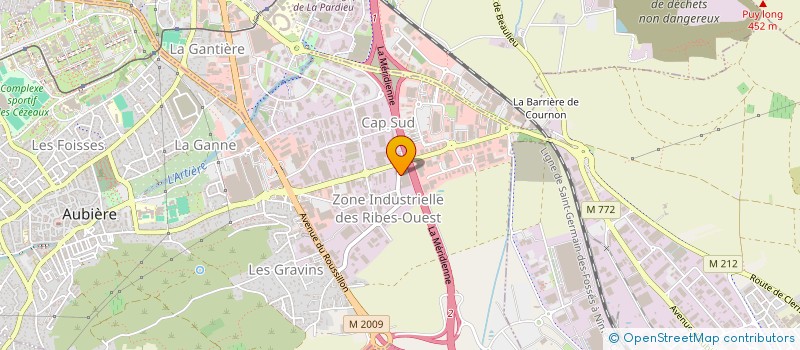 localisation de l'entreprise BESSON CHAUSSURES à AUBIERE
