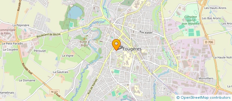 localisation de l'entreprise BESSON DEVELOPPEMENT  FOUGERES