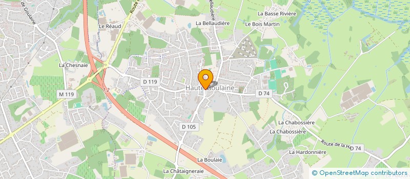 localisation de l'entreprise BESSON ET ASSOCIES à HAUTE-GOULAINE