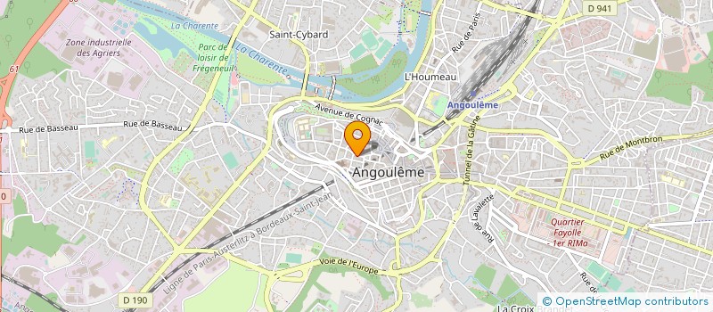 localisation de l'entreprise BESSON-GRAVELAT à ANGOULEME