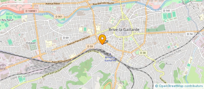 localisation de l'entreprise BESSON INDIVISION  BRIVE-LA-GAILLARDE