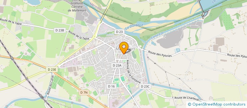 localisation de l'entreprise BESSON INDIVISION LMNP  MALLEMORT