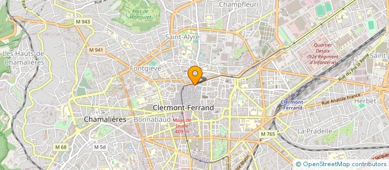 localisation de l'entreprise BESSON-LOUIS à CLERMONT-FERRAND