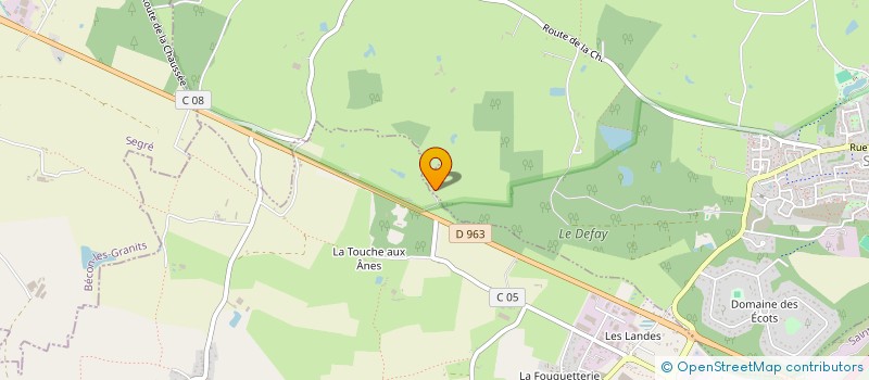 localisation de l'entreprise BESSON MARECHALERIE  SAINT-LAMBERT-LA-POTHERIE