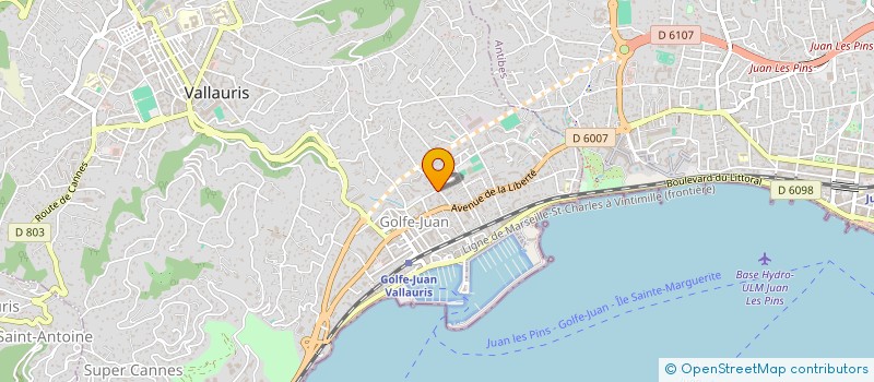localisation de l'entreprise BESSON SERFATI SARL à VALLAURIS
