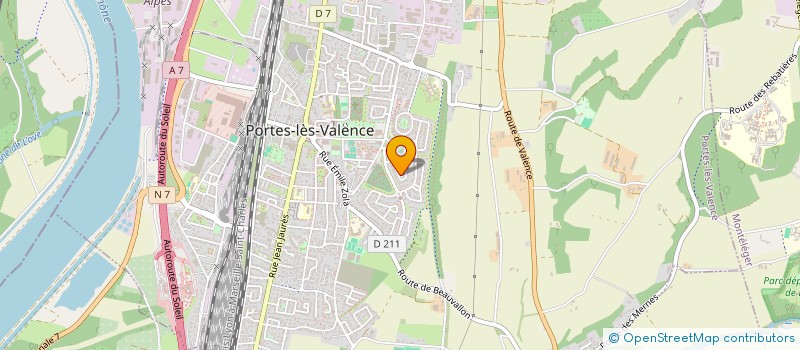 localisation de l'entreprise BESSON TRAVAUX à PORTES-LES-VALENCE