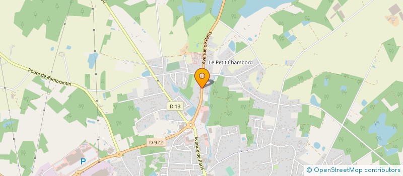 localisation de l'entreprise BESSONNIER PARCS ET JARDINS  ROMORANTIN-LANTHENAY