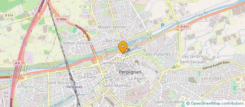 localisation de l'entreprise BESSONS à PERPIGNAN