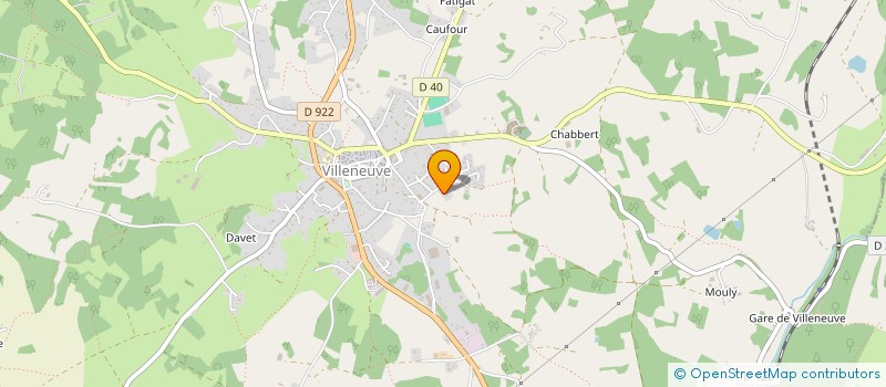 localisation de l'entreprise BESSOU GUILLAUME à VILLENEUVE