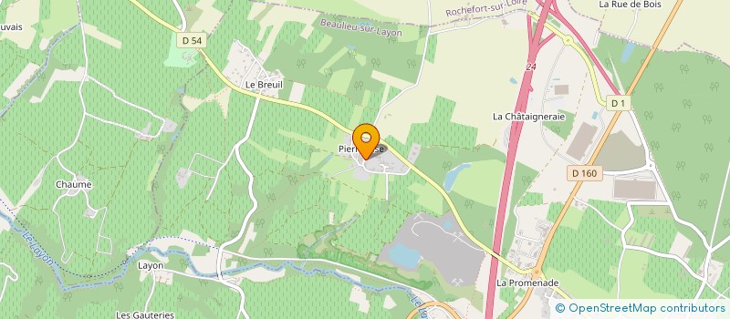 localisation de l'entreprise BESSOUNADIE LA MAISON DES ENFANTS DU BURKINA  BELLEVIGNE-EN-LAYON