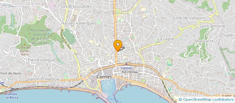 localisation de l'entreprise BESSY  CANNES