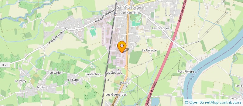 localisation de l'entreprise BESSY PATRICK  SAINT-GEORGES-DE-RENEINS